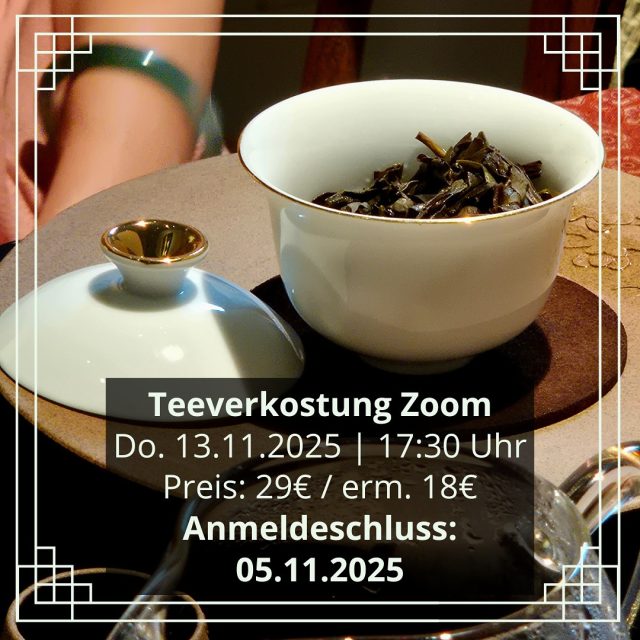 Im November widmen wir uns einem Klassiker unter den Wulong-Tees: dem Tie Guan Yin, auch „Eisernen Göttin der Barmherzigkeit“ genannt. Kaum ein Tee zeigt die Spannbreite und Entwicklung zwischen Tradition und Moderne so eindrucksvoll wie dieser: von dunkler, tief gerösteter Fülle bis zu den heutigen, hellgrünen, blumigen Varianten.

Wir tauchen ein in die Geschichte hinter der bedeutungsträchtigen Bezeichnung, erfahren mehr über die Herkunft und Verarbeitung dieser Tees und spüren bei den Verkostungen, wie Röstung, Oxidation und Handwerkskunst ihnen unterschiedlichste Züge verleihen.

Zusammen erleben wir erstklassige, charakteristische Tees, die Herz und Sinne berühren und mit ihrer inneren Klarheit und ruhigen Kraft perfekt in den Spätherbst passen.

Online-Teekurs | 𝐖𝐮𝐥𝐨𝐧𝐠𝐬: 𝐓𝐫𝐚𝐝𝐢𝐭𝐢𝐨𝐧𝐞𝐥𝐥𝐞𝐫 𝐓𝐢𝐞 𝐆𝐮𝐚𝐧 𝐘𝐢𝐧 |  13. November | 17:30 - 19:30 Uhr |  𝐀𝐧𝐦𝐞𝐥𝐝𝐞𝐬𝐜𝐡𝐥𝐮𝐬𝐬: 𝟎𝟓.𝟏𝟏.𝟐𝟎𝟐𝟓 | €18 - €29

Die Anzahl der Plätze ist begrenzt. Mehr Infos zur Anmeldung gibt’s auf unserer Webseite (Link in der Bio)!

Den Tee schicken wir nach Anmeldeschluss zu Euch nach Hause, sodass Ihr ihn pünktlich in den Händen haltet.

🤝@audi.konfuzius.institut.in
@konfuziusinstitutleipzig
@konfuzius_institut_ruhr
@einwaldlux 

#onlineteatasting #online #teeverkostung #china #tee #tea